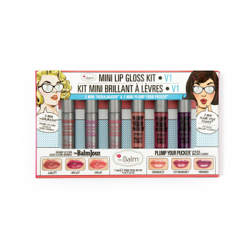 Набор ультра-увлажняющих мини-помад THE BALM  Mini Lip Gloss Kit Vol. 1
