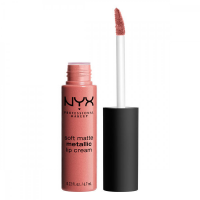 Матовый блеск-крем для губ с металлическим финишем NYX  Soft Matte Metallic Lip Cream