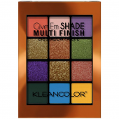 Палитра теней KLEANCOLOR  Give Em Shade Multi Finish Eyeshadow Palette