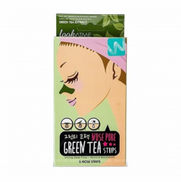 Полоски для носа зеленый чай LOOK AT ME  Nose Pore Strips Green Tea