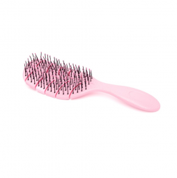 Расческа массажная лист (розовый)   Hair Brush