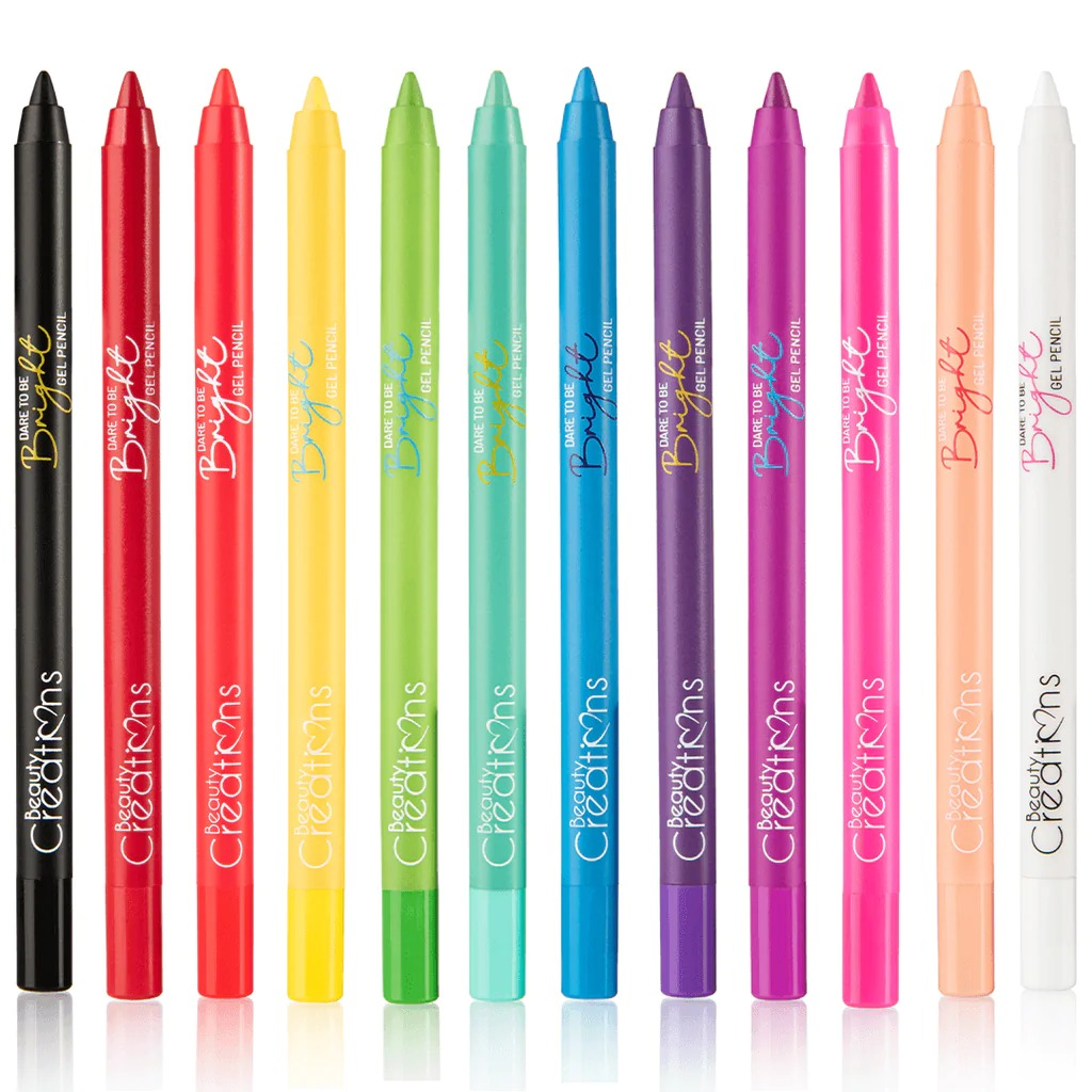 Дисплей с цветными гелевыми карандашами для глаз - 144 шт (12 цветов) + 12 тестеров БЕСПЛАТНО